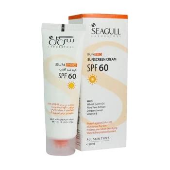 کرم ضد آفتاب سی گل SPF60 فاقد چربی ۵۰ میلی لیتر