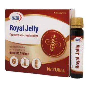 ویال خوراکی رویال ژلی یوروویتال 6 عدد