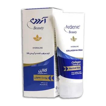 کرم مرطوب کننده و آبرسان آردن بیوتی حاوی کلاژن HA مخصوص پوست معمولی