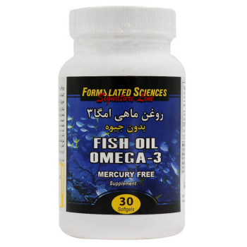 کپسول روغن ماهی امگا 3 فرمولیتد ساینسز بدون جیوه 30 عددی